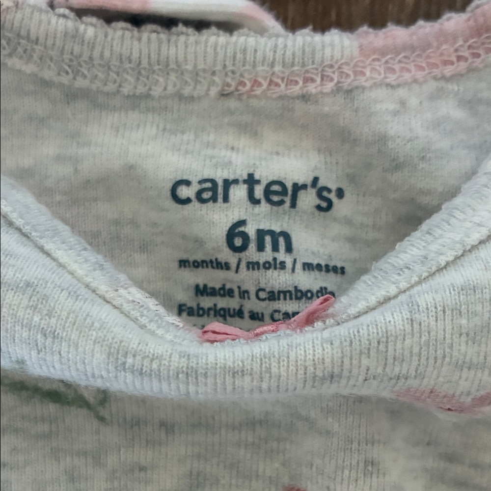 Carters Long Sleeve Onesies 6M - Picture 2 of 5